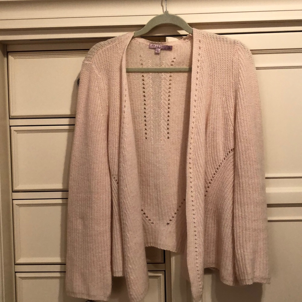 Calypso St Barth Riovana Cardigan size L in blush